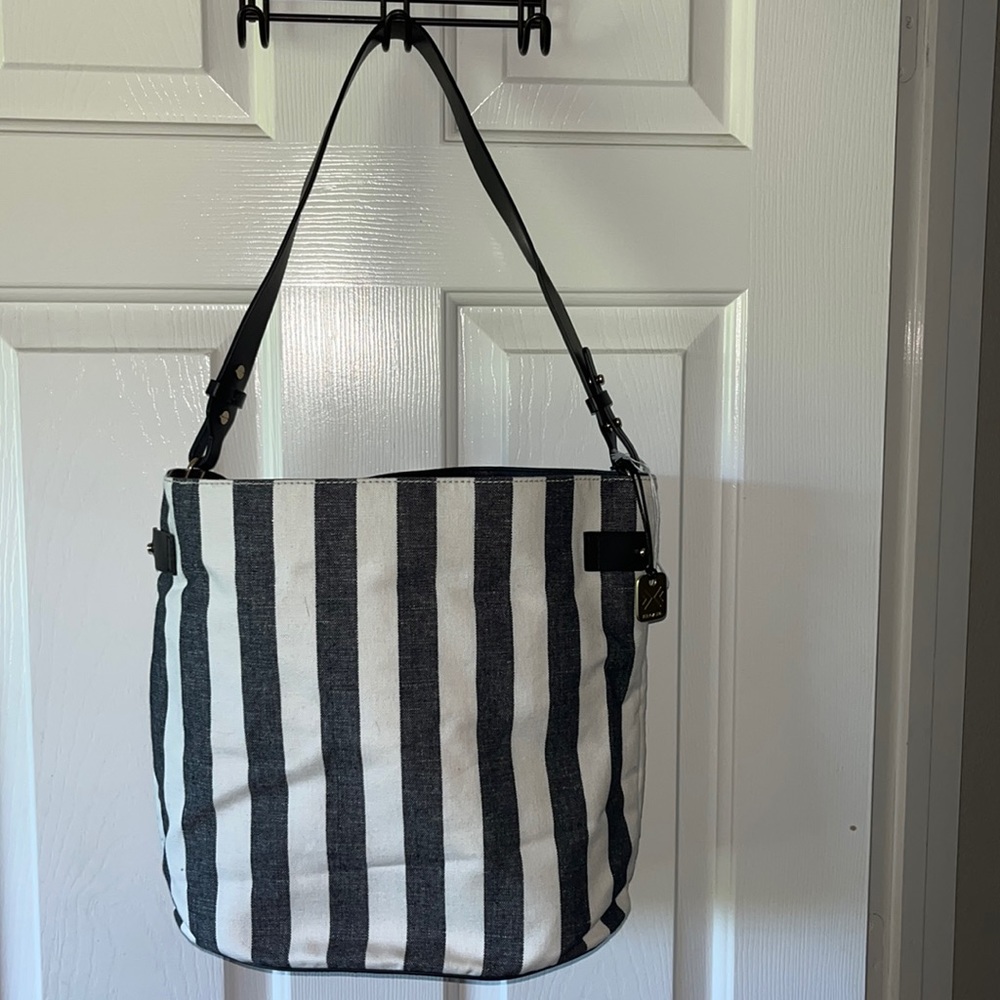 New Skagen striped hand bag.